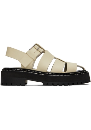 Proenza Schouler Off-White Lug Sandals