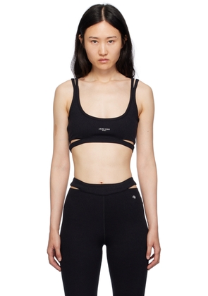 ANINE BING Black Amari Sport Bra