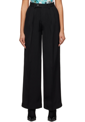 AMIRI Black Double Pleated Trousers