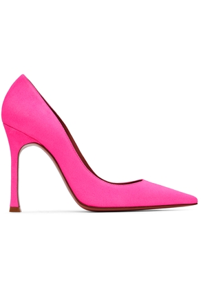 Amina Muaddi Pink Sharon Pump Heels