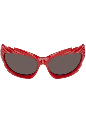 Balenciaga Red Spike Sunglasses