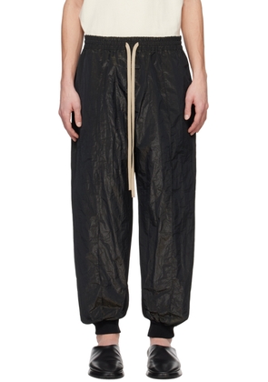 Fear of God Black Pintuck Track Pants