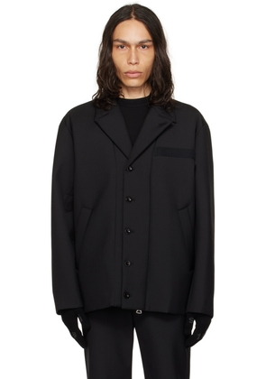 sacai Black Suiting Bonding Jacket