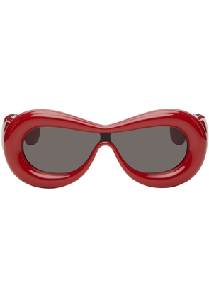 LOEWE Red Inflated Mask Sunglasses