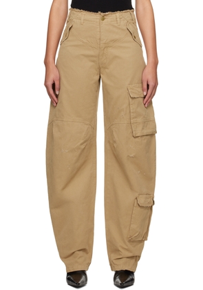 DARKPARK Beige Rosalind Cargo Pants