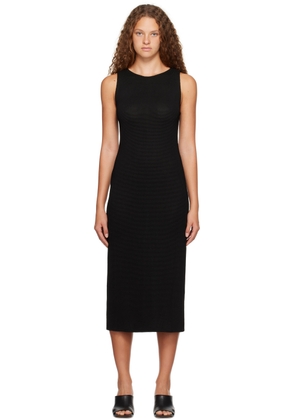 ANINE BING Black Savannah Midi Dress