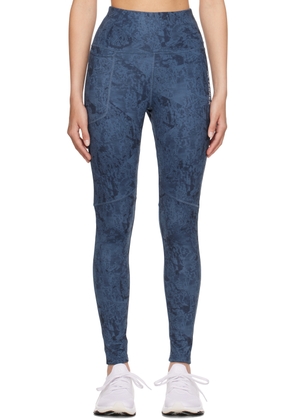 adidas Originals Blue Flatlock Stitch Leggings