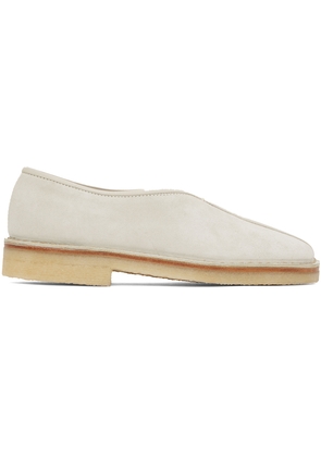 LEMAIRE Off-White Piped Slippers