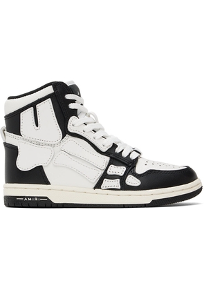 AMIRI Kids Black & White Skel-Top Sneakers