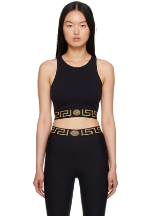 Versace Underwear Black Greca Bra