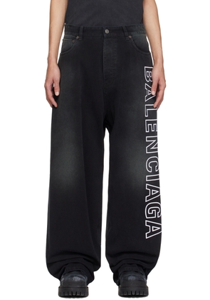 Balenciaga Black Outline Jeans