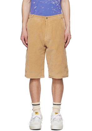 ERL Beige Three-Pocket Shorts