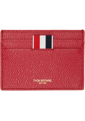 Thom Browne Red Anchor Card Holder