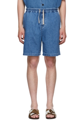 FRAME Blue Denim Shorts