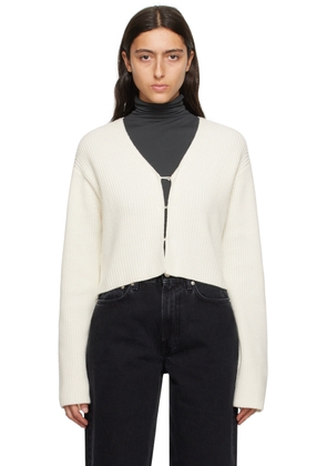 Loulou Studio Off-White Hidra Cardigan