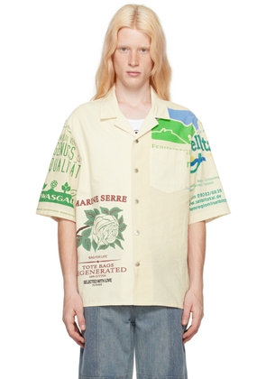 Marine Serre Off-White Regenerated Shirt