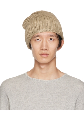 Greg Lauren Tan Walnut Beanie