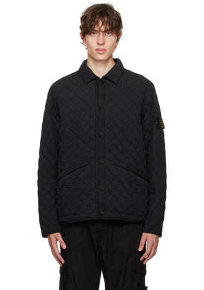 Stone Island Black Quilted Jacket