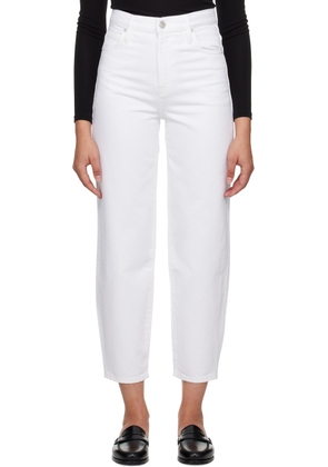 FRAME White Tapered Jeans