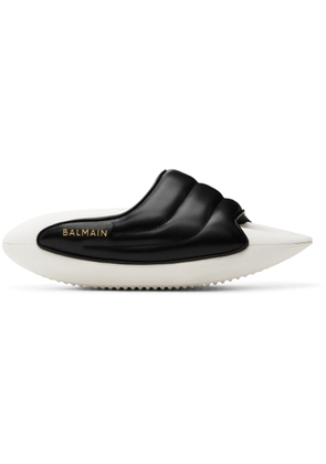 Balmain Black & White B-IT Sandals