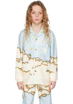 AMIRI Kids Blue Sunscape Shirt