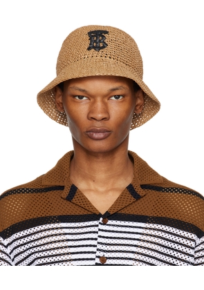 Burberry Brown TB Bucket Hat