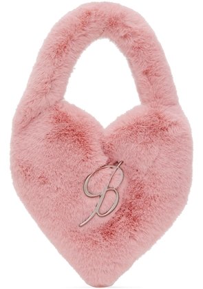 Blumarine Pink Heart Logo Bag