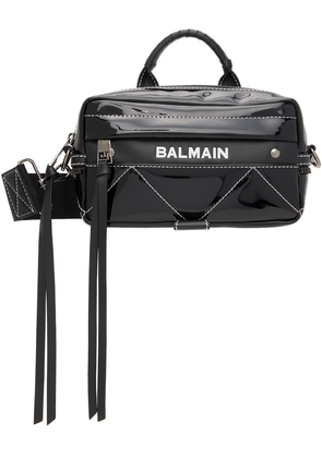 Balmain Black Logo Print Bag