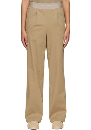 Fear of God ESSENTIALS Tan Cotton Trousers