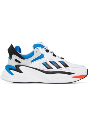 adidas Originals White & Blue Ozmorph Sneakers