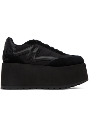 Marc Jacobs Black 'The Platform Jogger' Sneakers