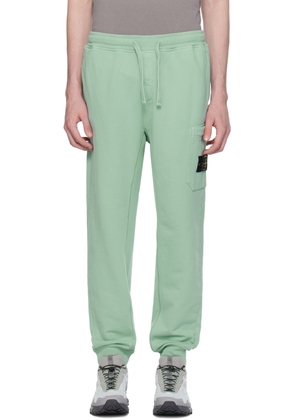 Stone Island Green Patch Sweatpants