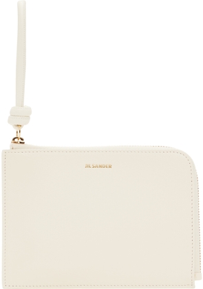 Jil Sander White Giro Pouch