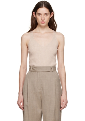 by Malene Birger Beige Bevina Tank Top