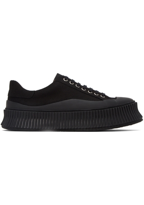 Jil Sander Black Platform Sneakers