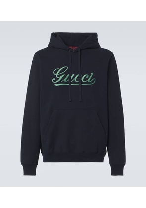 Gucci Logo cotton jersey hoodie