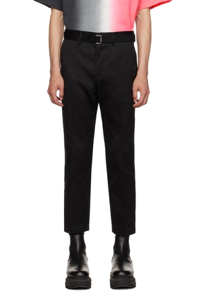 sacai Black Belted Trousers