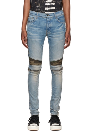 AMIRI Blue MX2 Camo Jeans