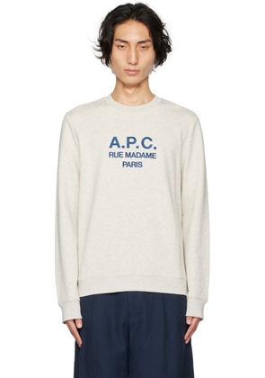 A.P.C. Gray Rufus Sweatshirt