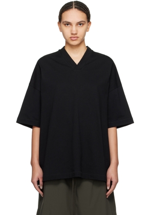 Fear of God ESSENTIALS Black V-Neck T-Shirt