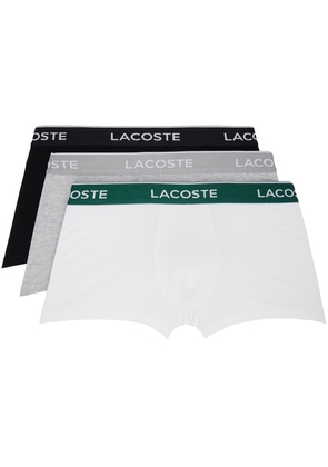 Lacoste Three-Pack Multicolor Casual Boxers