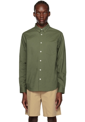 A.P.C. Green Patch Pocket Shirt