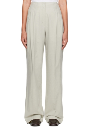 The Row Beige Gaugin Trousers