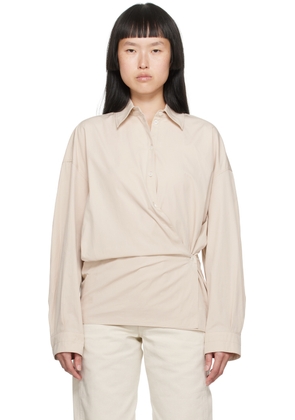 LEMAIRE Beige Twisted Shirt