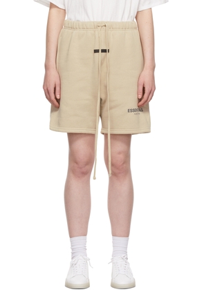 Fear of God ESSENTIALS SSENSE Exclusive Beige Fleece Sweat Shorts