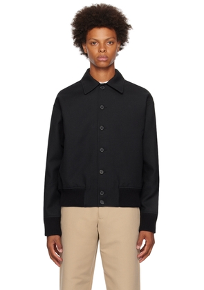 JACQUEMUS Black Le Chouchou 'Le Bomber Feltro' Bomber Jacket