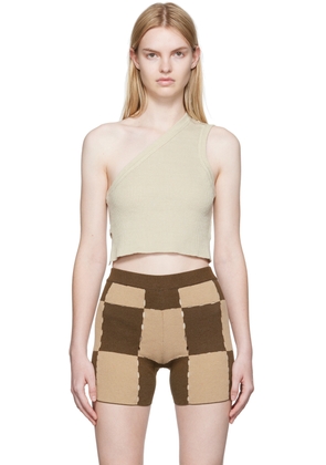 JACQUEMUS Off-White 'La Maille Ascu' Tank Top