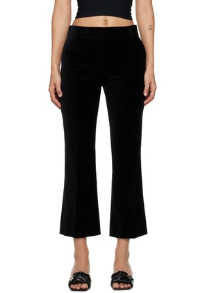 FRAME Black 'Le Crop' Trousers