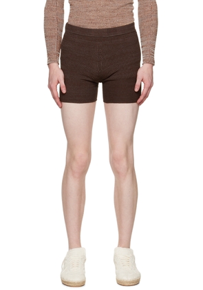 Rier Brown Marled Shorts