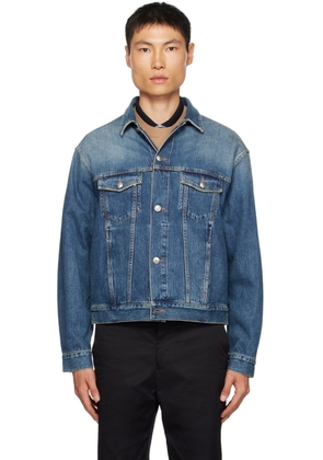 Burberry Blue Faded Denim Jacket